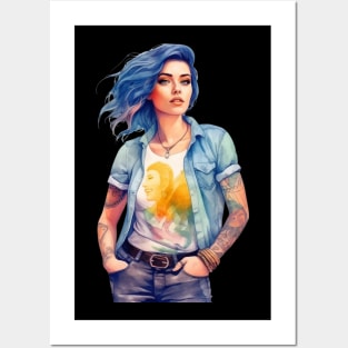 Tattooed Girl Posters and Art